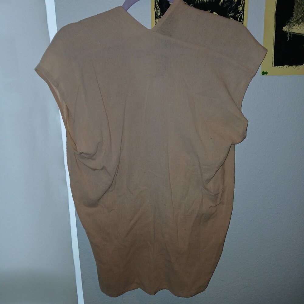 Miranda Bennett studio light peach guaze top os - Picture 4 of 4